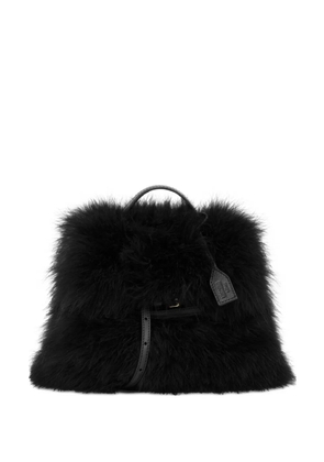 Moschino faux-fur tote bag - Black
