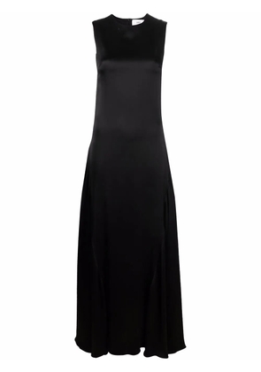 AMI Paris side-panel long dress - Black