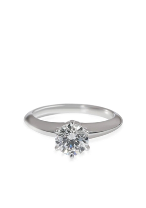 Tiffany & Co. Pre-Owned platinum Solitaire diamond engagement ring - Silver