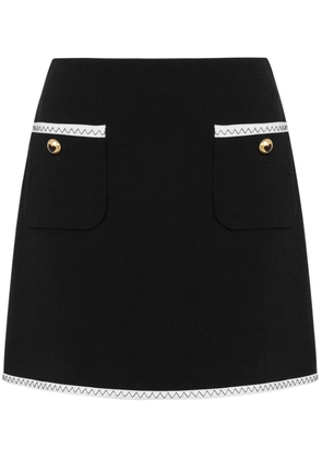 Moschino high-rise mini skirt - Black
