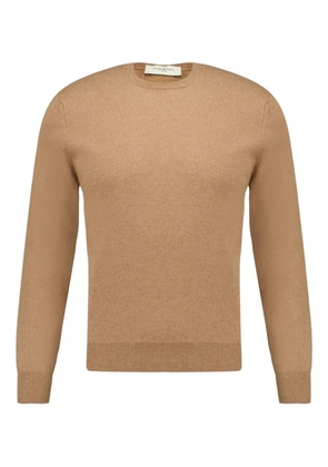 Piacenza Cashmere crew neck cashmere sweater - Brown