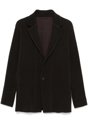 Homme Plissé Issey Miyake Kersey Pleats blazer - Brown