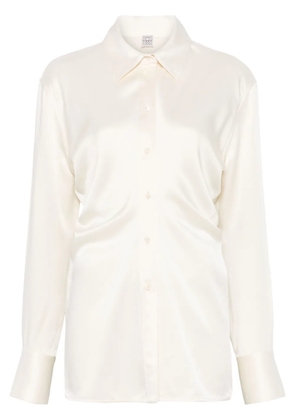 TOTEME slouch-waist shirt - White