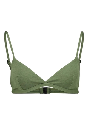 Matteau triangle-shape bikini top - Green