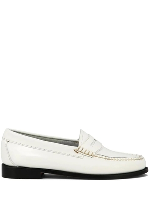 G.H. Bass & Co. leather penny loafers - White