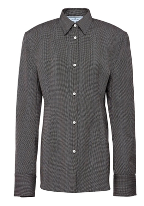 Prada single-breasted pinstripe jacket - Grey
