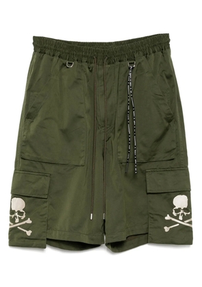 Mastermind Japan skull cargo shorts - Green