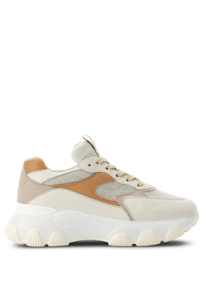 Hogan Hyperactive panelled suede sneakers - Neutrals