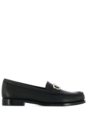 Ferragamo Gancini mocassin loafers - Black