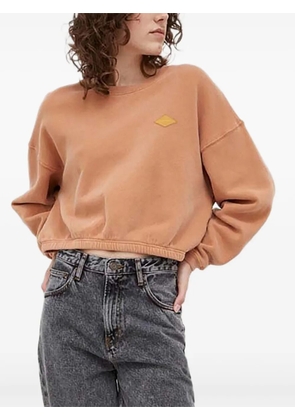 American Vintage patch sweatshirt - Orange