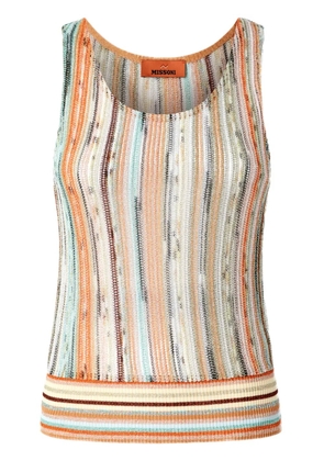 Missoni striped tank top - Neutrals
