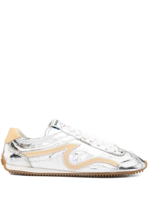 SANDRO lace-up sneakers - Silver