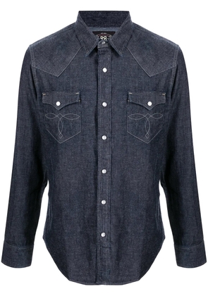 Ralph Lauren RRL long-sleeve denim Western shirt - Blue