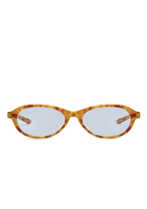 Gentle Monster round-frame glasses - Brown