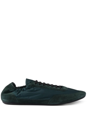 Prada Collapse Re-Nylon suede sneakers - Green