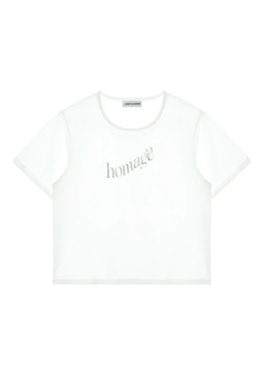 Low Classic cropped T-shirt - White