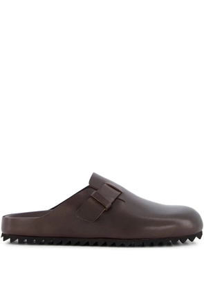 Officine Creative leather slippers - Brown