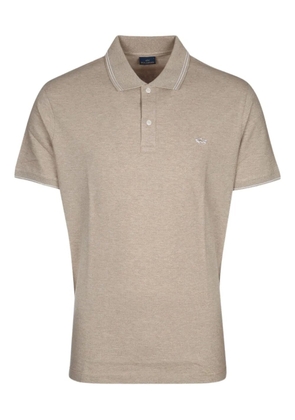 Paul & Shark tipped-collar polo shirt - Neutrals