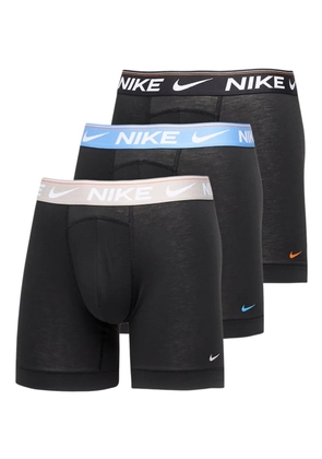 Nike Ultra Comfort logo-waistband boxer briefs (pack of three) - Black