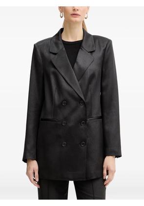 GUESS USA pinstripe double-breasted top - Black