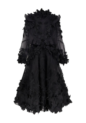 ZIMMERMANN Hypnotic Applique silk maxi dress - Black
