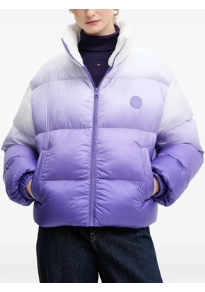 HUGO Flamini logo-patch jacket - Purple