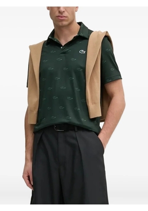 Lacoste crocodile-print polo shirt - Green