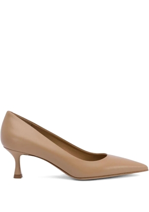 Sergio Levantesi 50mm Elle leather pumps - Neutrals