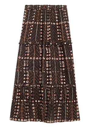 MARANT ÉTOILE Diya maxi skirt - Black