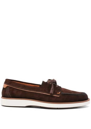Santoni suede shoes - Brown