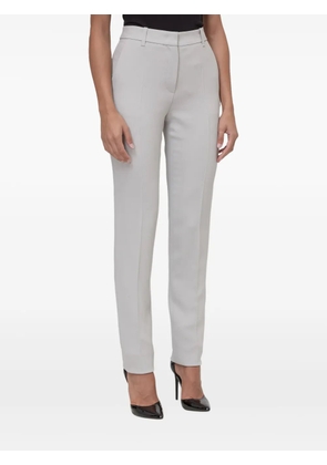 Emporio Armani high-waisted slim pants - Grey
