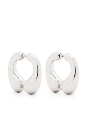 Panconesi P Helix earrings - Silver