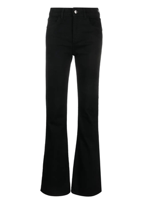 Emporio Armani high-rise flared jeans - Black
