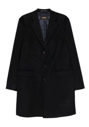 BOSS buttoned coat - Blue