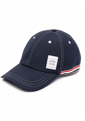 Thom Browne 4-Bar Tag baseball cap - Blue