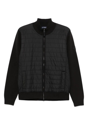 Hackett quilted knit jacket - Black