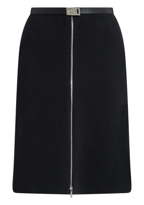 Ferragamo logo buckle skirt - Black