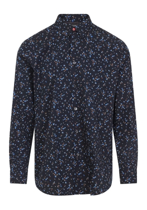 Paul Smith floral-print shirt - Blue