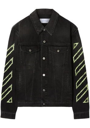 Off-White Arrow Outline denim jacket - Black