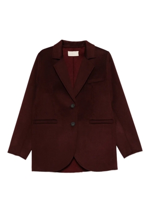 Vanessa Bruno pocketed buttoned single-breasted coat - Red