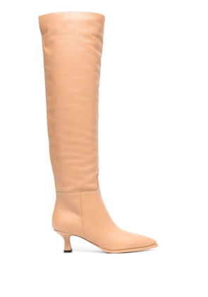 3juin pointed-toe 60mm boots - Neutrals