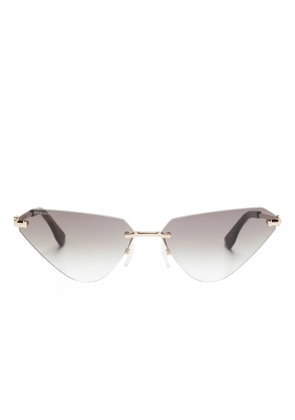 DSQUARED2 EYEWEAR Hype cat-eye frame sunglasses - Gold
