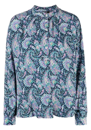 A.P.C. paisley-print blouse - Blue
