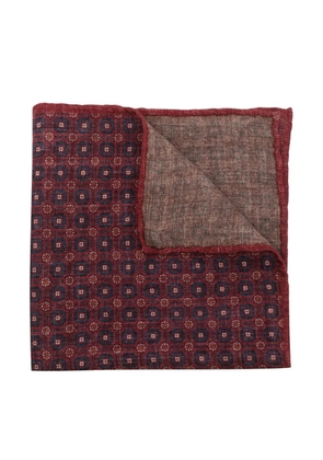 Brunello Cucinelli all-over graphic-print handkerchief - Red