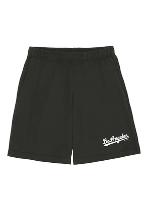 Sporty & Rich Los Angeles-print shorts - Black