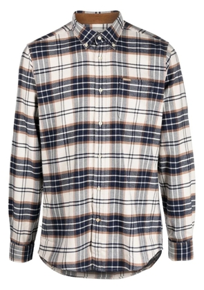 Barbour checked button-down shirt - Neutrals