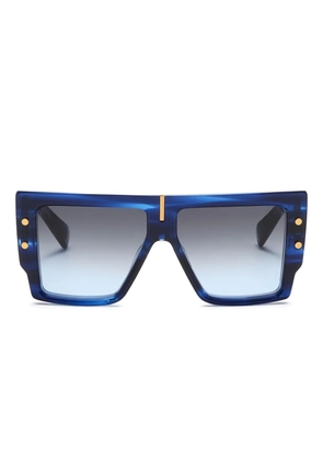 Balmain Eyewear square-frame sunglasses - Blue