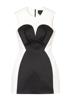 Marc Jacobs seamed satin mini dress - White