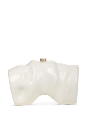 Cult Gaia Scrunch clutch bag - White