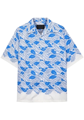 Prada short-sleeved cotton shirt - White